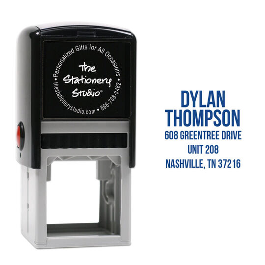 Two Tone Modern Self Inking Stamp